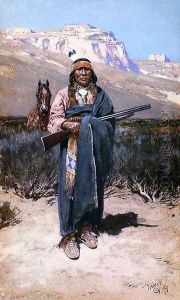 Indian Brave by Henry Farny