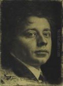 Peter Halm by Karl Stauffer-Bern