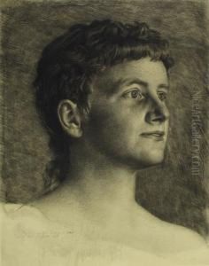 Sofie Stauffer. - Marie Stauffer. - Luise Stauffer. - Conrad Ferdinand Meyer by Karl Stauffer-Bern
