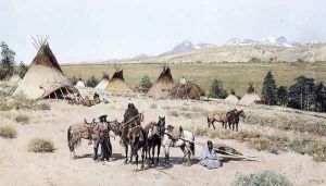 Indian Encampment II by Henry Farny