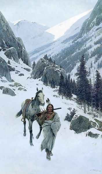 Through The Pass, Winter - view 1