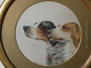 English Setters by Edwin Steele