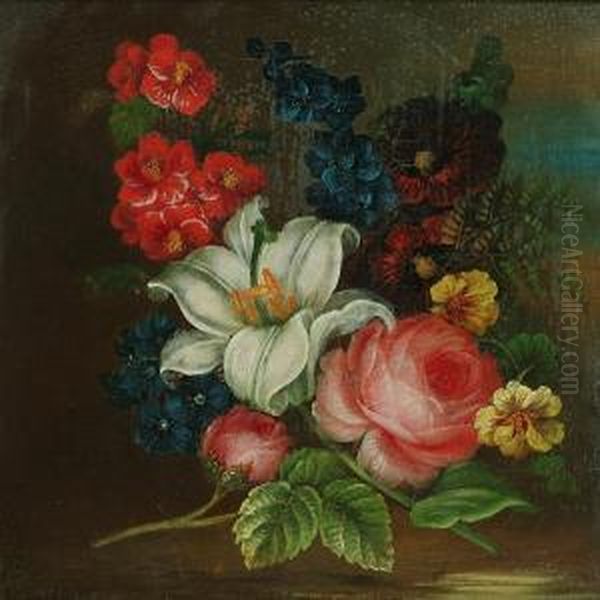 Still Life Of Flowers; Still Life Of Fruit - view 1