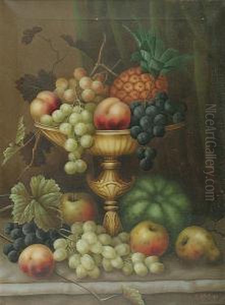 Still Life Of Fruit On A Tazza - view 1