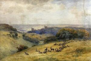 View Of Peckforton Castle by John Steeple