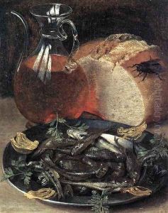 Still-life with Fish 1637 by Georg Flegel