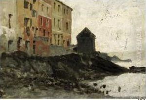 "case Di Riviera" 1880 Circa by Luigi Steffani