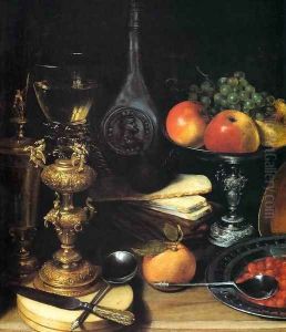 Cupboard (detail) by Georg Flegel