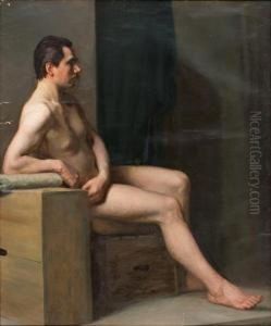 Nudo Di Uomo In Interno by Poul Steffensen