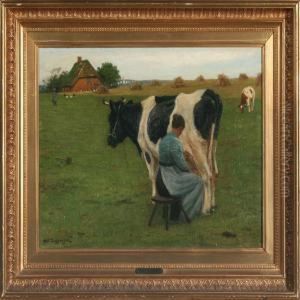 A Milkmaid In The Field A Milkmaid In The Field