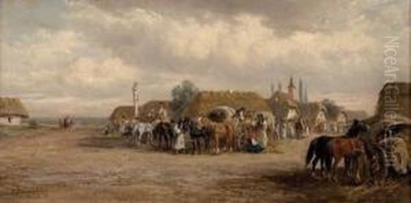Ungarische Dorfszene - view 1