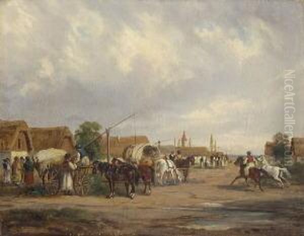 Bauernmarkt In Der
 Puszta. - view 1