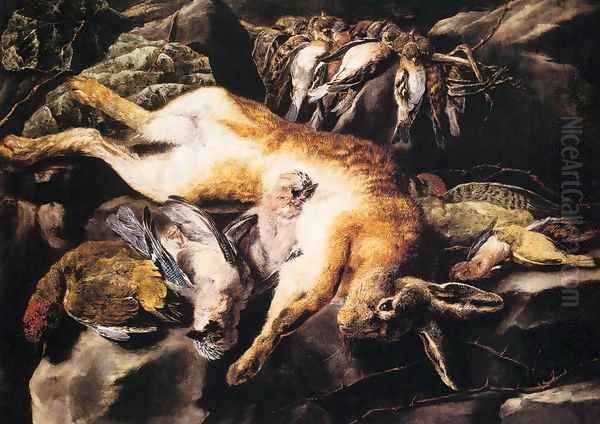 Still-Life with Hare and Game-Birds - view 1