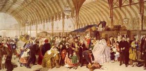 The Railway Station by William Powell Frith