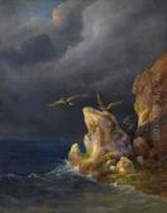 Motivo Della Regione Del Salzkammergut by Franz II Steinfeld