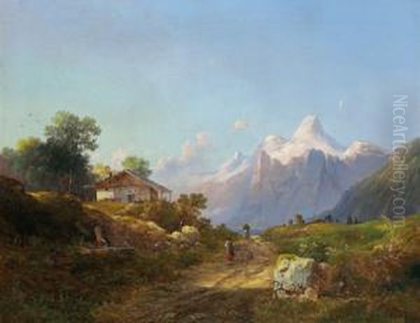 Paesaggio Romantico Con Figure - view 1