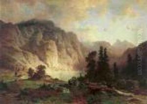 Am Traunsee by Heinrich Steinike