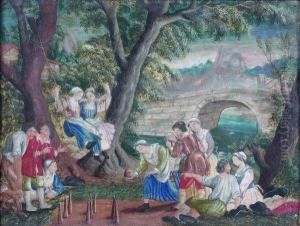 Le Jeu De Quilles Et L'escarpolette