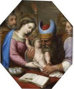 La Presentation Au Temple by Jacques De Stella