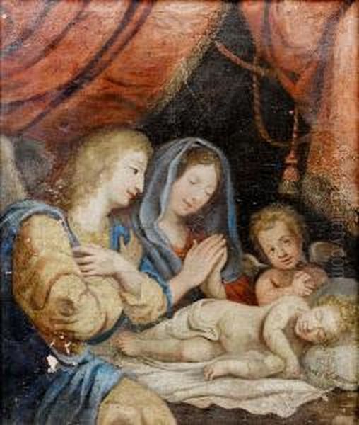 The Madonna And Child With Angels - view 1