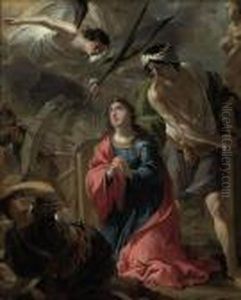 The Martyrdom Of Saint Catherine Of Alexandria by Jacques De Stella