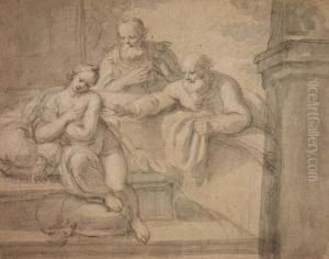 Susanna Im Bade by Jacques De Stella