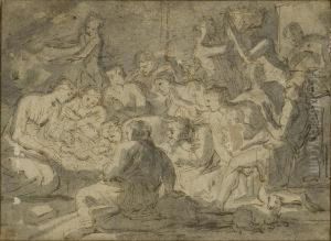 L'adoration Des Bergers by Jacques De Stella