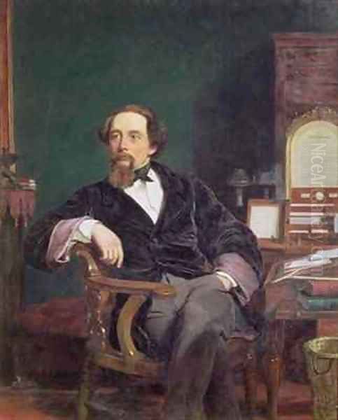 Portrait of Charles Dickens - view 1