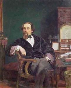 Portrait of Charles Dickens by William Powell Frith
