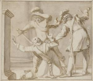 The Death Of Belshazzar by Jacques De Stella