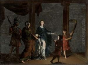 Salome And The Head Of John The Baptist by Jacques De Stella