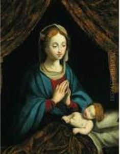 La Vierge Veillant L'enfant Jesus La Vierge Veillant L'enfant Jesus