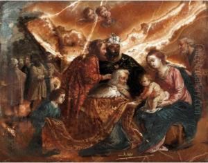 The Adoration Of The Magi by Jacques De Stella