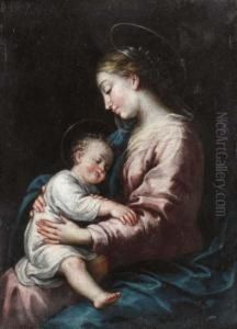 The Virgin And Child by Jacques De Stella