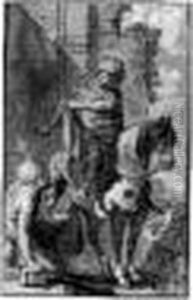La Charite De Saint Martin by Jacques De Stella