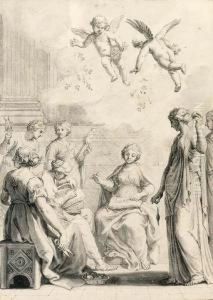 The Education Of The Virgin by Jacques De Stella