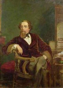 Portrait of Charles Dickens 2 by William Powell Frith