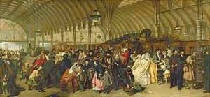 The Railway Station 2 by William Powell Frith