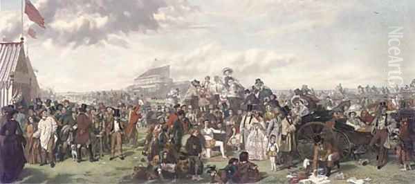 The Derby Day, by Auguste Blanchard - view 1