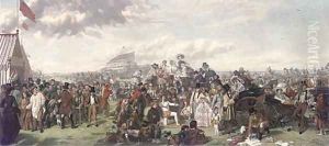 The Derby Day, by Auguste Blanchard by William Powell Frith