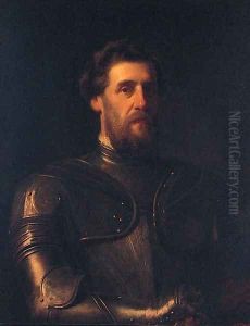 A Man in Armour by William Powell Frith