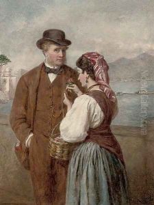 Neapolitan flower girl by William Powell Frith
