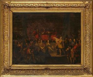 The Trial Of Algernon Sydney In 1683, "feel My Pulse My Lord" by Francis Philip Stephanoff