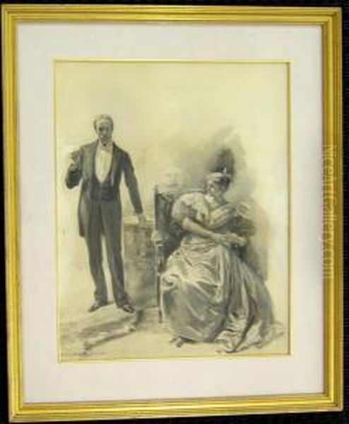 Interior Scene With Man And Woman - view 1