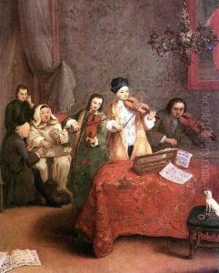 The Concert 1741 by Pietro Falca (see Longhi)