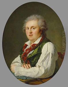 Portrait of Laurent-Nicolas de Jourbet by Francois-Xavier Fabre