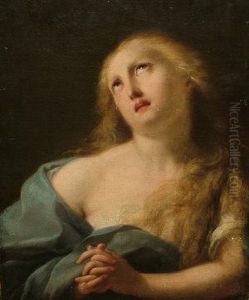 "the Penitent Magdalene"; Oil Oncanvas, 64.5x49cm., (unframed) "the Penitent Magdalene"; Oil Oncanvas, 64.5x49cm., (unframed)