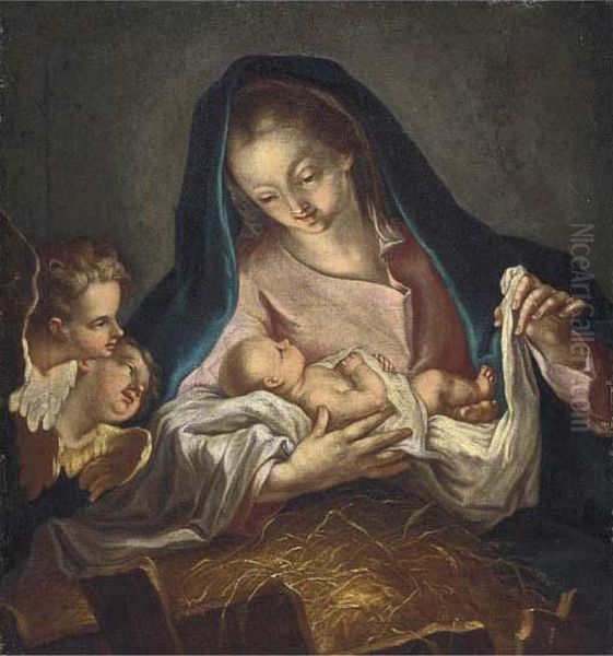 The Virgin And Child With Cherubim - view 1