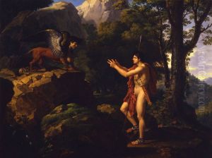 Oedipus and the Sphinx by Francois-Xavier Fabre