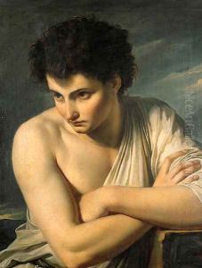 Portrait of a man by Francois-Xavier Fabre